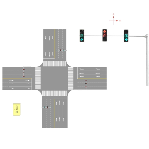 智能交通信号机设计图
